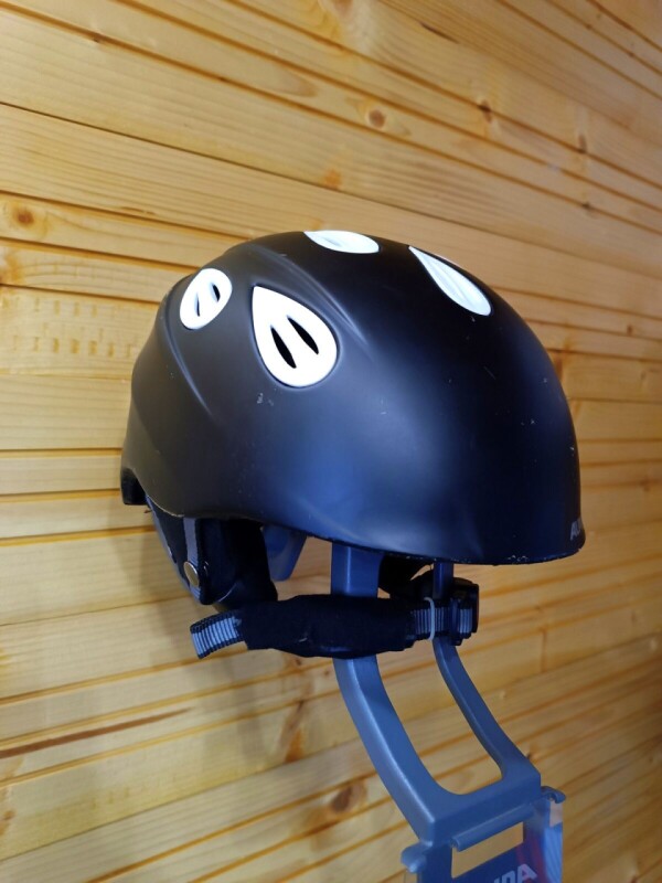 PRILBA ALPINA BLACK-WHITE 54-57CM